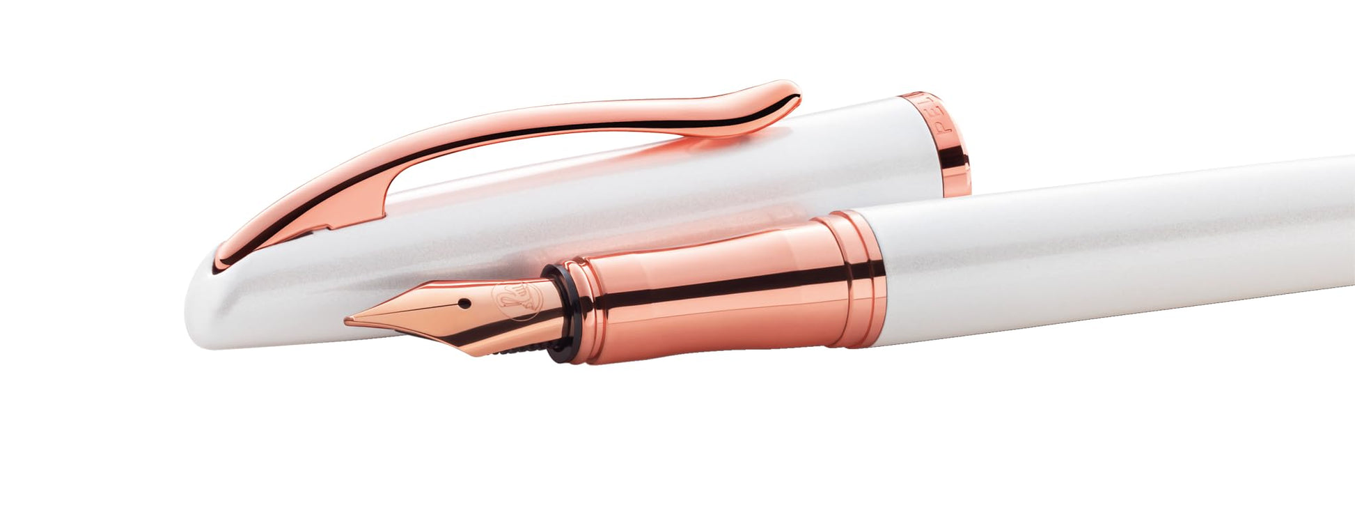 Pelikan Jazz Noble 821865 Gift Set with Fountain Pen and Ballpoint Pen, Mother of Pearl (White)