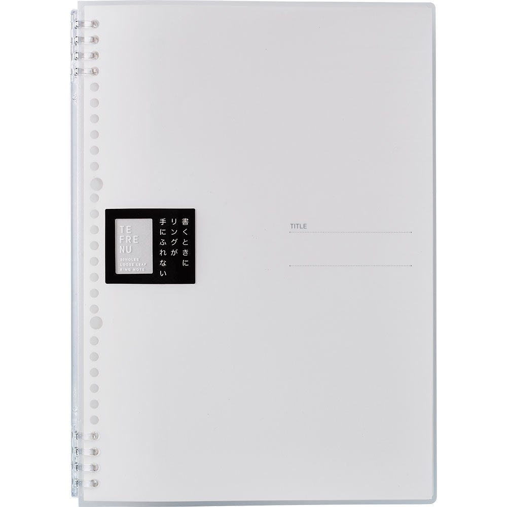 Kingjim 9856TTE Toe Ring Notebook, Tefline, A4, Transparent