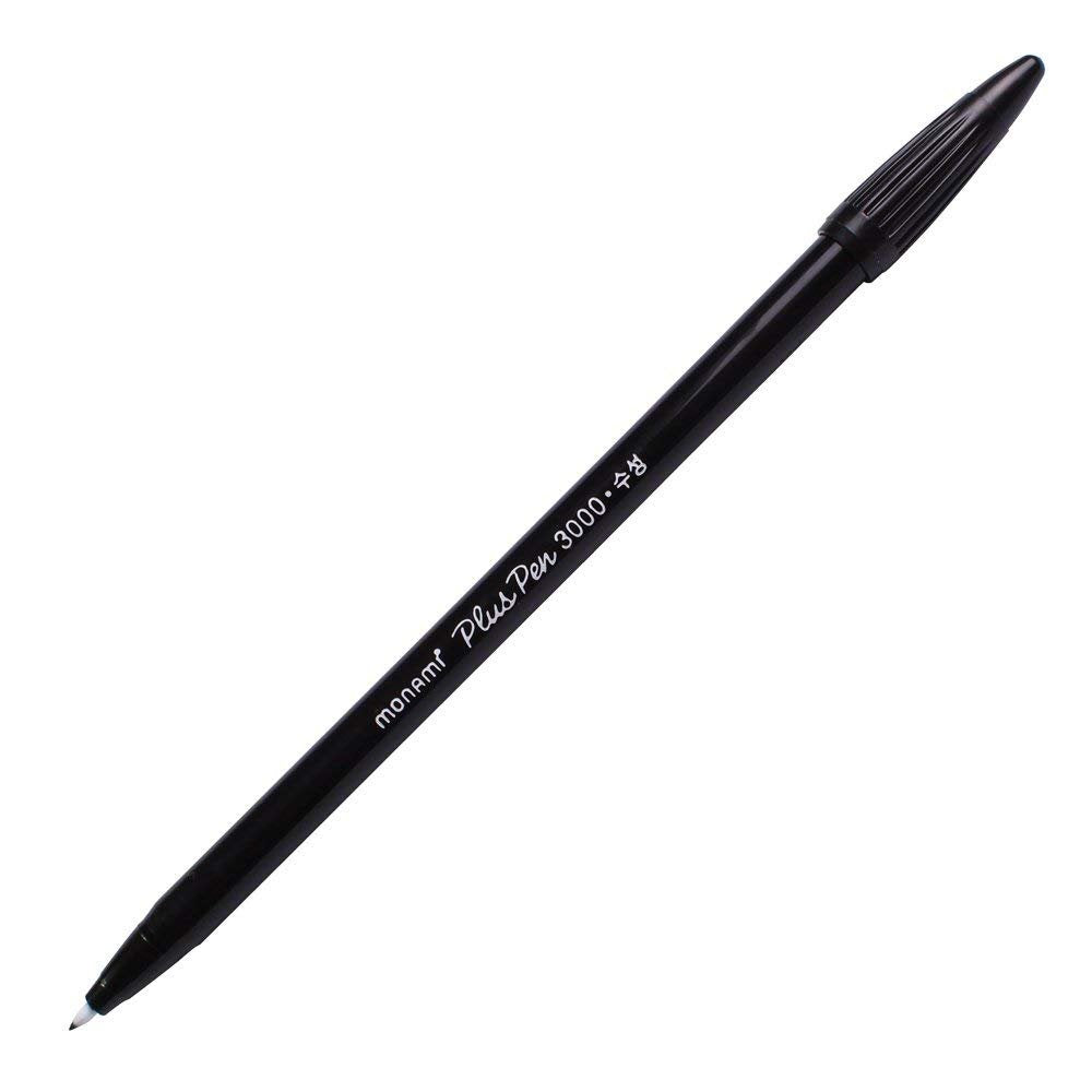 Monami Plus 3000 Office Sign Pen Felt Tip Water Based Ink Color Pen Complete
