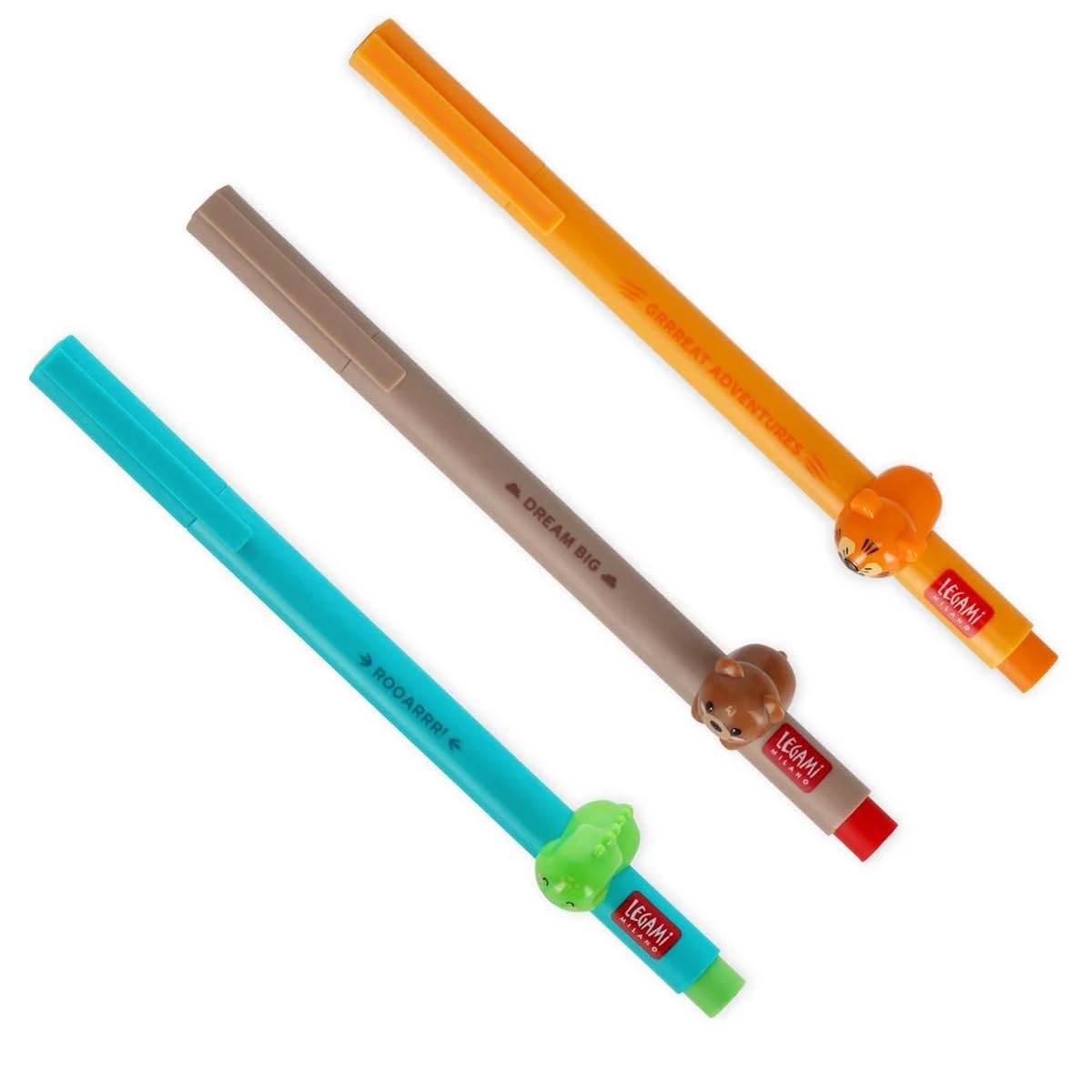 LEGAMI Gel Pen - Lovely Friends Decorative Animal Removable and Recombinable Prevents Rolling Fine