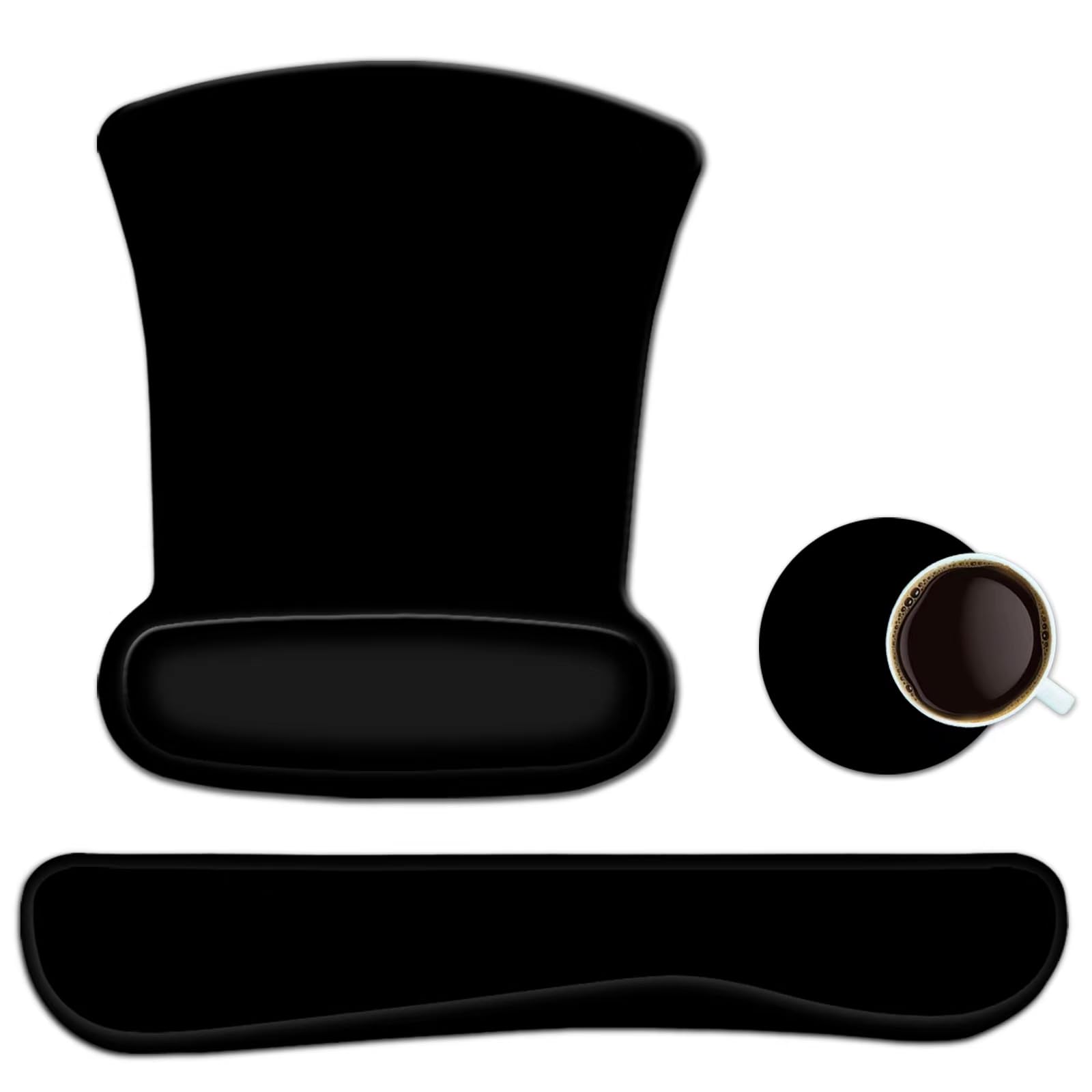 ToLuLu Keyboard Wrist Rest Pad Ergonomic Mouse Pad Set, Cute Mouse Pad for Computer Laptop, Non
