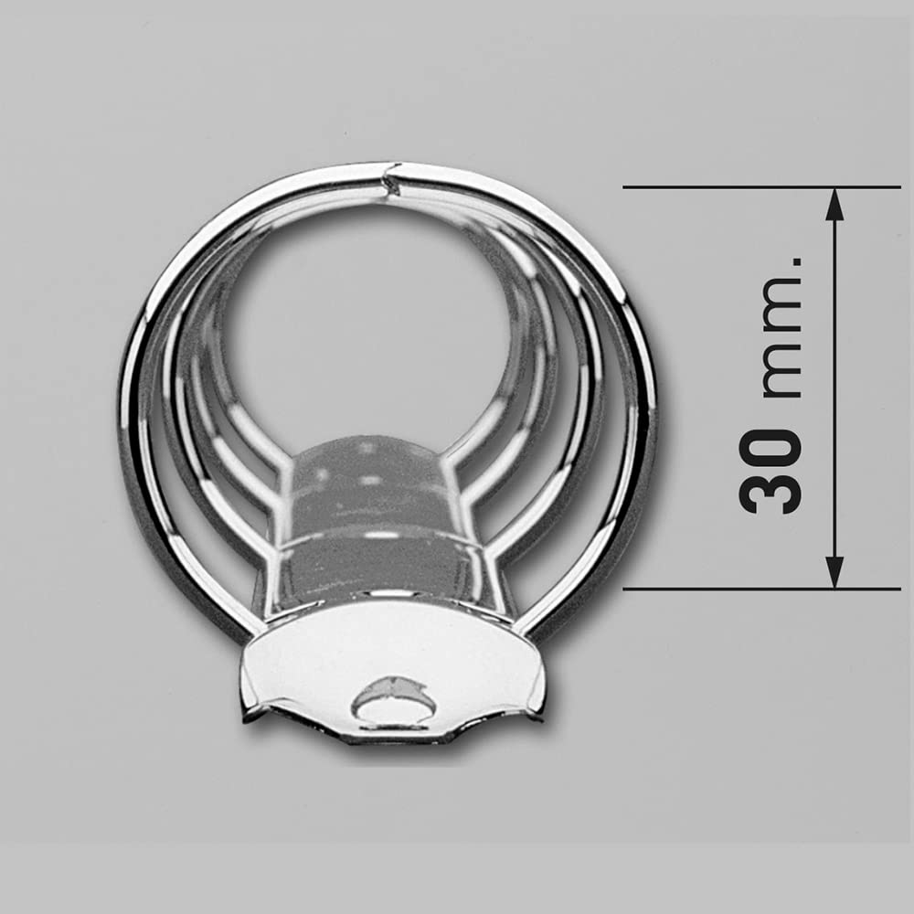 FAVORIT Sprint Cardboard Ring Binder, 22 x 30 cm, 4 Round Rings 30 mm, Red 400173353