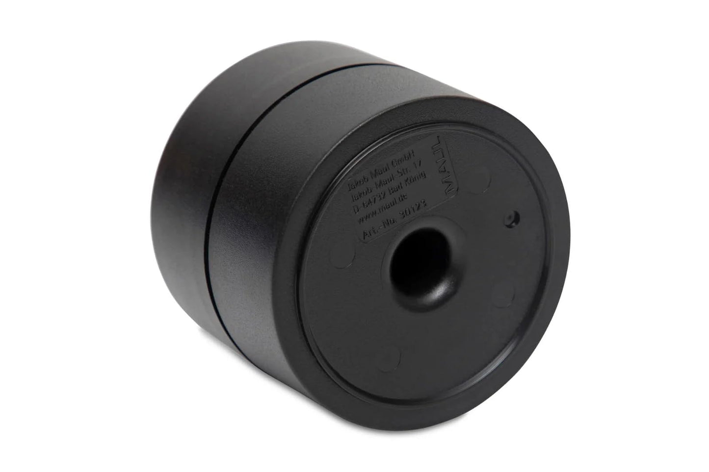 MAUL Magnetic Paperclip Holder, Ø 73mm, H66mm, Black