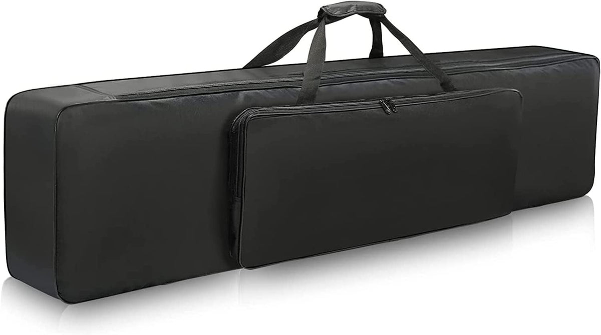 NKTM 88 Key Keyboard Case, 53.5"x12.6"x6.3" Electric Keyboard Bag Piano Gig Bag with Handles and