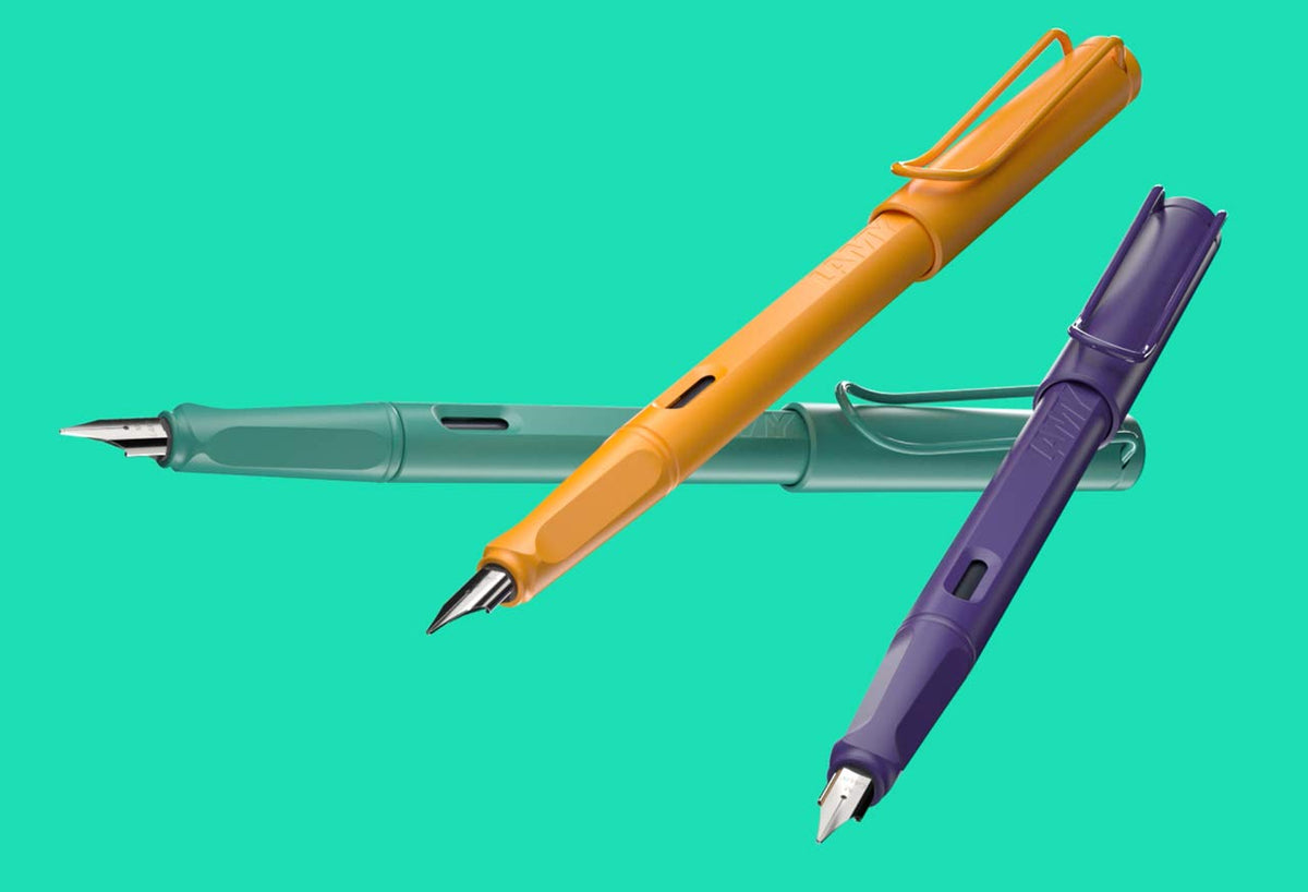 Lamy 1234847 safari candy Fountain Pen 21, Modern Fountain Pen in Aquamarine with Ergonomic Grip