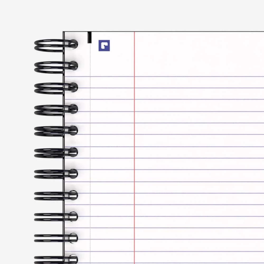 Hamelin, Spiral Notebook, 8x10in, College Ruled, Hardcover, 75 shts/150 Pgs, 1 Subject Notebook