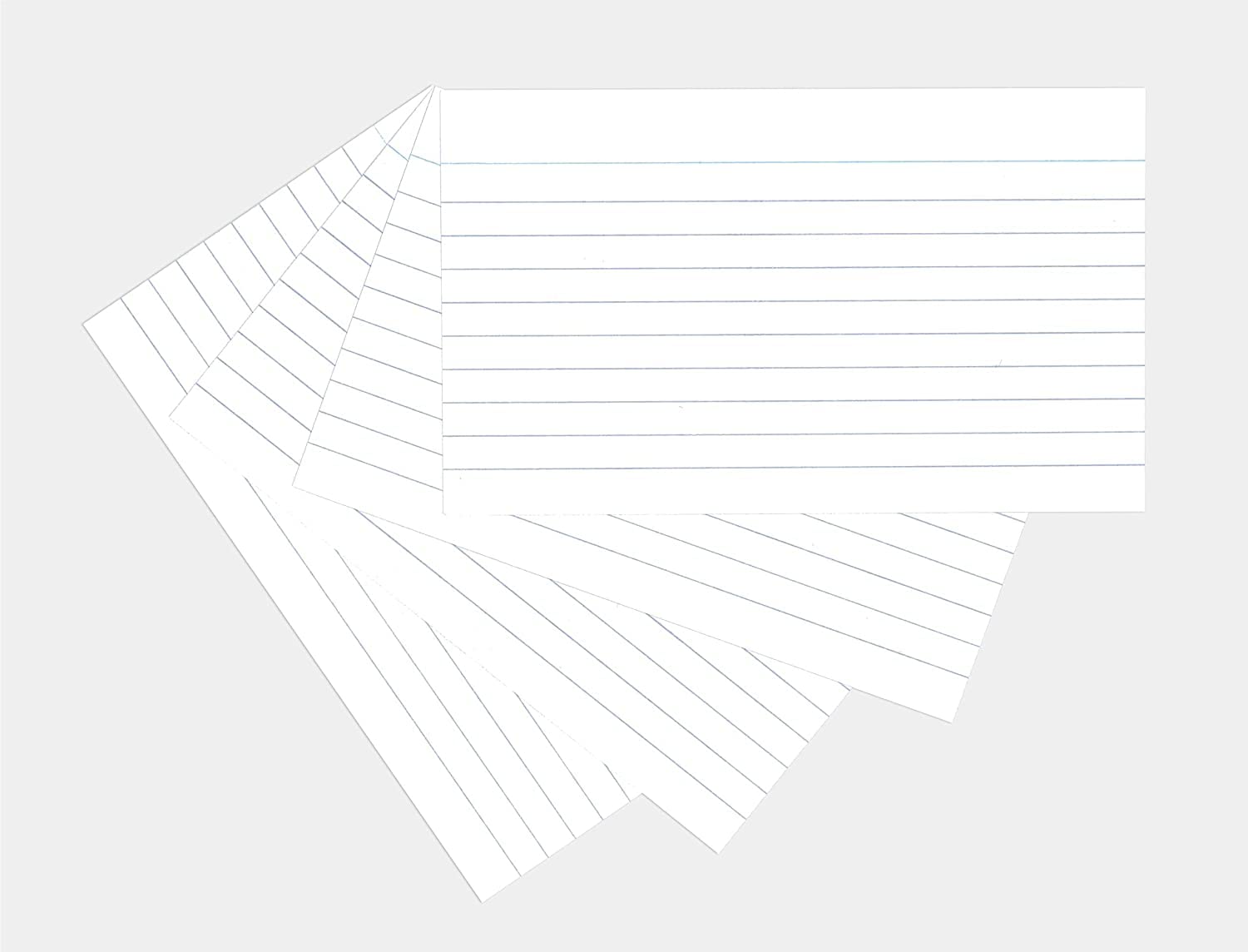Silvine 5x3" Record Cards - Lined with headline, 100 cards per pack. Ref 553W (127 x 76mm)