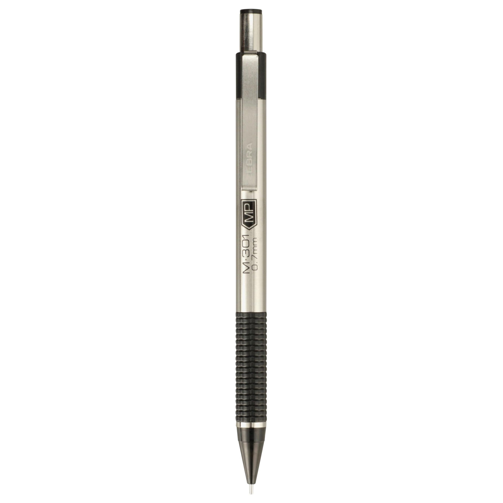 Zebra Pen STEEL M-301 Mechanical Pencil, 0.7mm Medium Point, 12-Pack