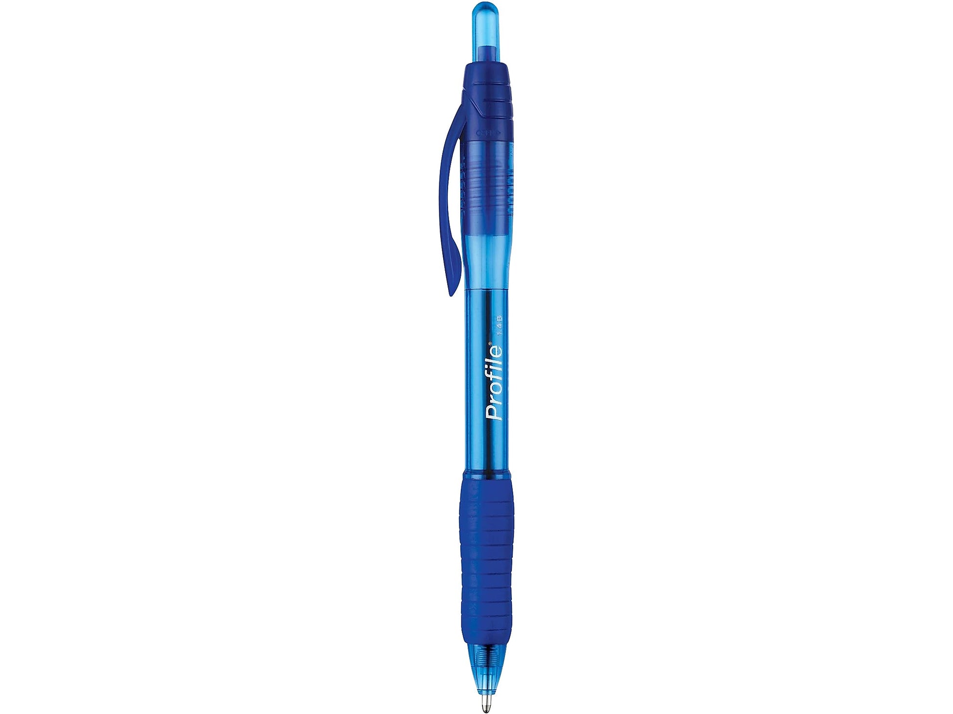 Paper Mate Profile Ballpoint Pen, Retractable, Bold 1.4 Mm, Blue Ink, Blue Barrel, 36/pack