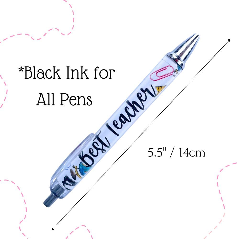 YJ PREMIUMS Teacher Pen | Fun Cute Funny Cool Best Pens for Teacher Set Pack Teach Love Inspire