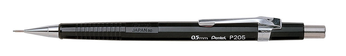 Pentel P200 Series Auto Mechanical Pencil Set of 4-0.3/0.5/0.7/0.9mm