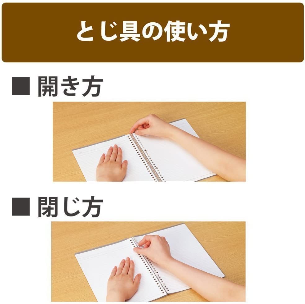 Kokuyo Campus Smart Ring Binders 3 Pack, B5 Lemon Mix Binder Notebooks, Up to 25 Sheets 26 Holes