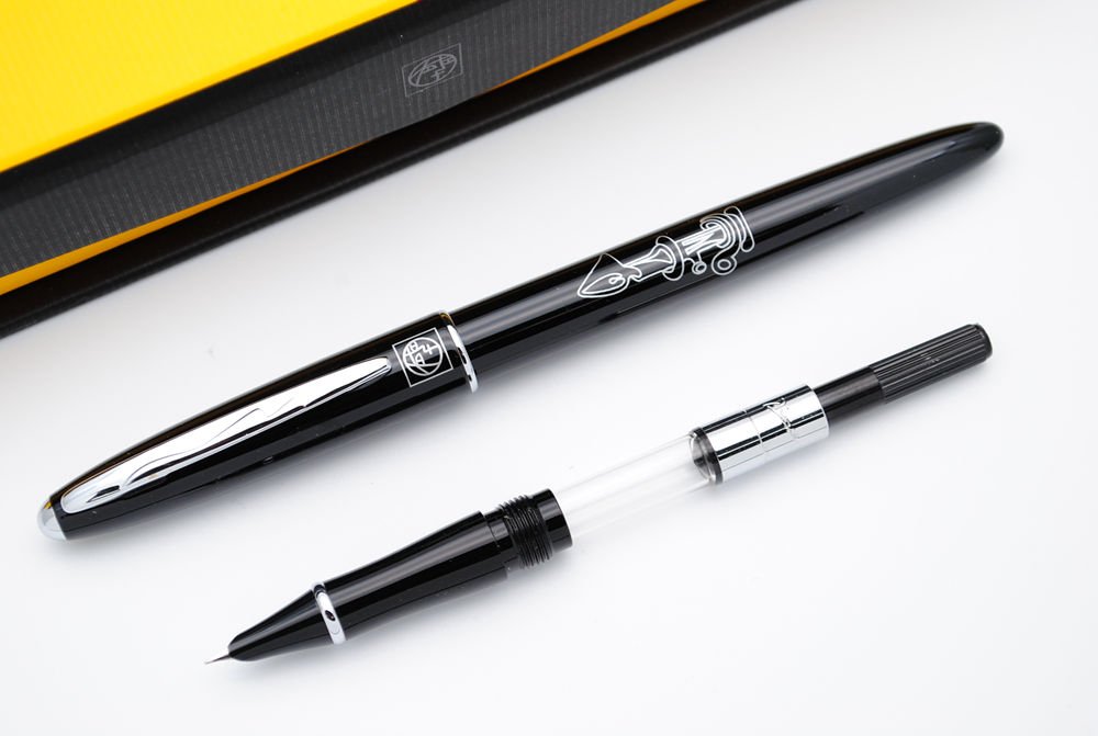 Picasso 606 Ultrafine Accounting Fountain Pen EF Nib Original Box (Black)