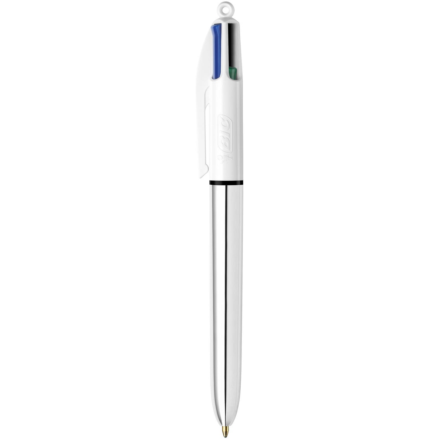 BIC 4 Colours Shine Retractable Ballpoint Pen Black/Blue/Red/Green (Pack of 12