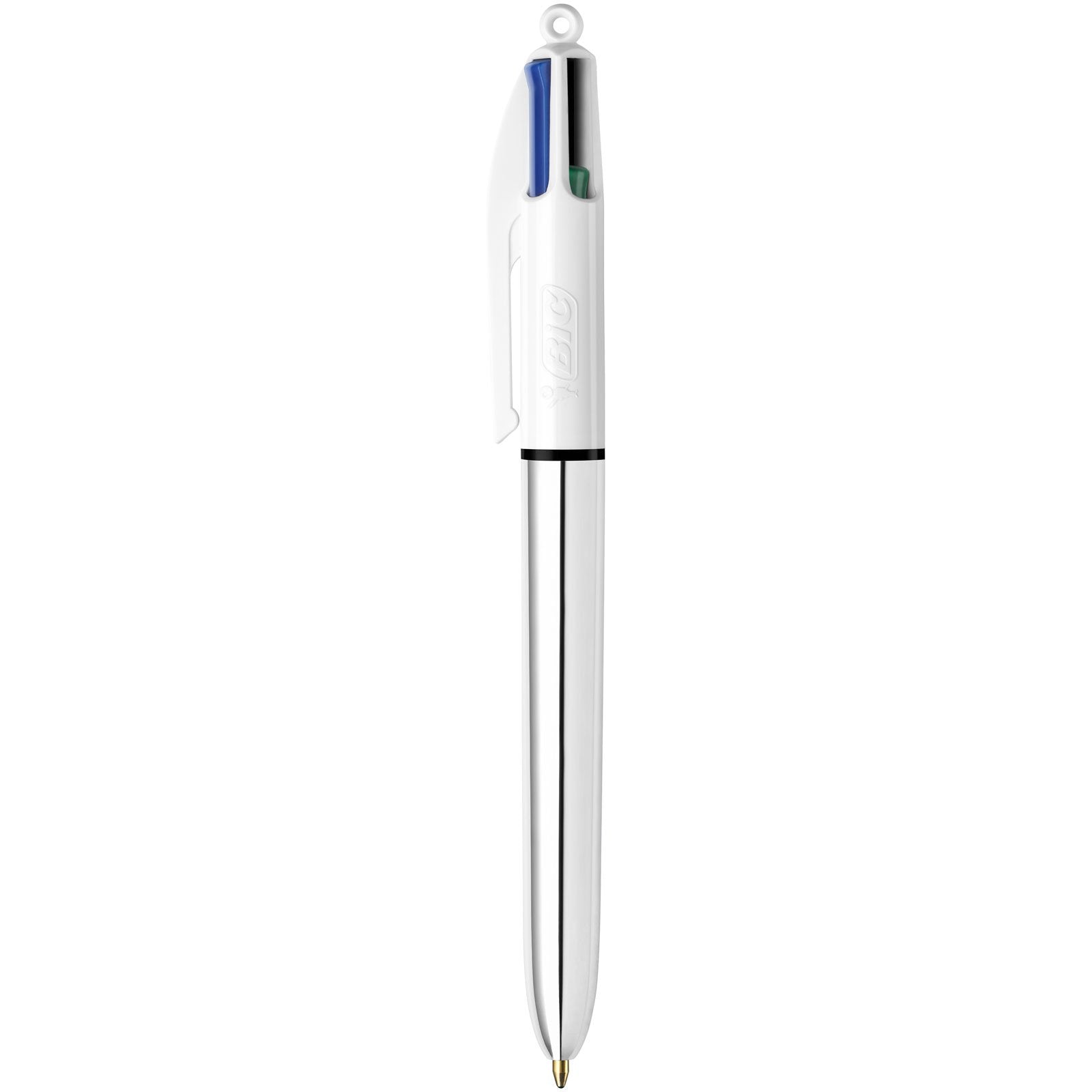 BIC 4 Colours Shine Retractable Ballpoint Pen Black/Blue/Red/Green (Pack of 12