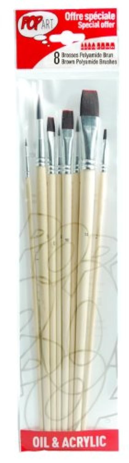 Pebeo 950251 Artists-Paintbrush-Sets, 39 x 9 x 2 cm, Multicolor