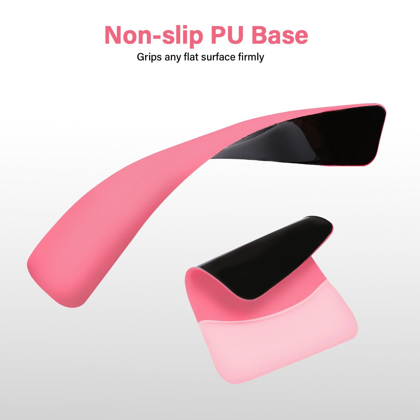 MOSISO Wrist Rest Support Mouse Pad & Keyboard Set, Melon Pink