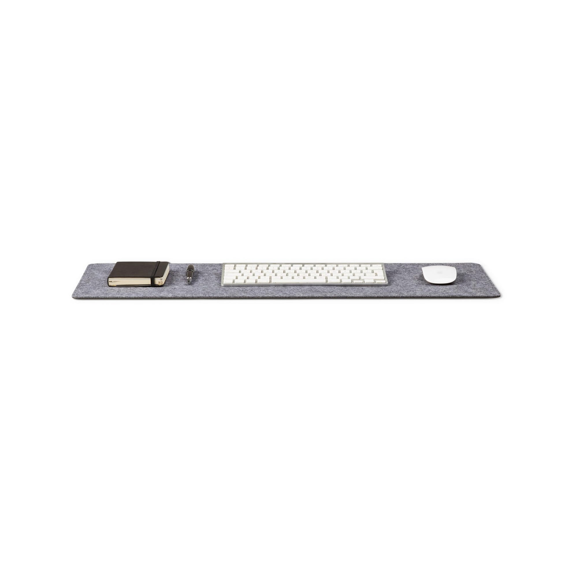 Wolvende Premium Felt Desk Mat | Small 12" x 27.5" | Multifunctional Desk Pad for Home Office | Mid