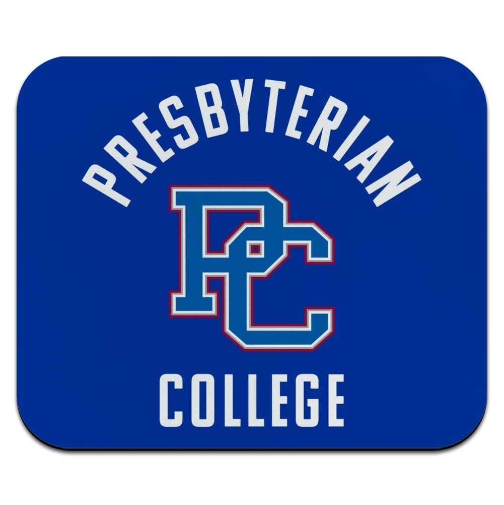 Presbyterian College Blue Hose Logo Low Profile Thin Mouse Pad Mousepad
