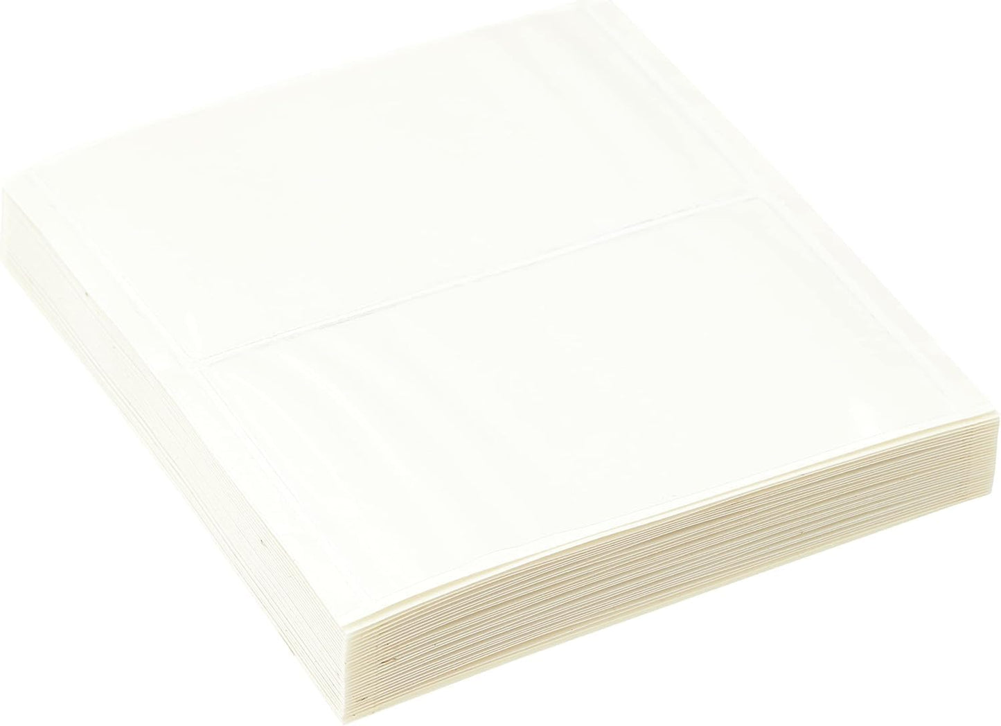 Durable POCKETFIX Self Adhesive Business Card Pockets - German Made Sticky Back Plastic Holder