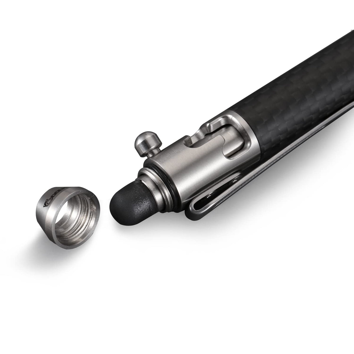 Cool Hand 4.9'' Carbon Fiber Bolt Action Pen Stylus for Touch Screen
