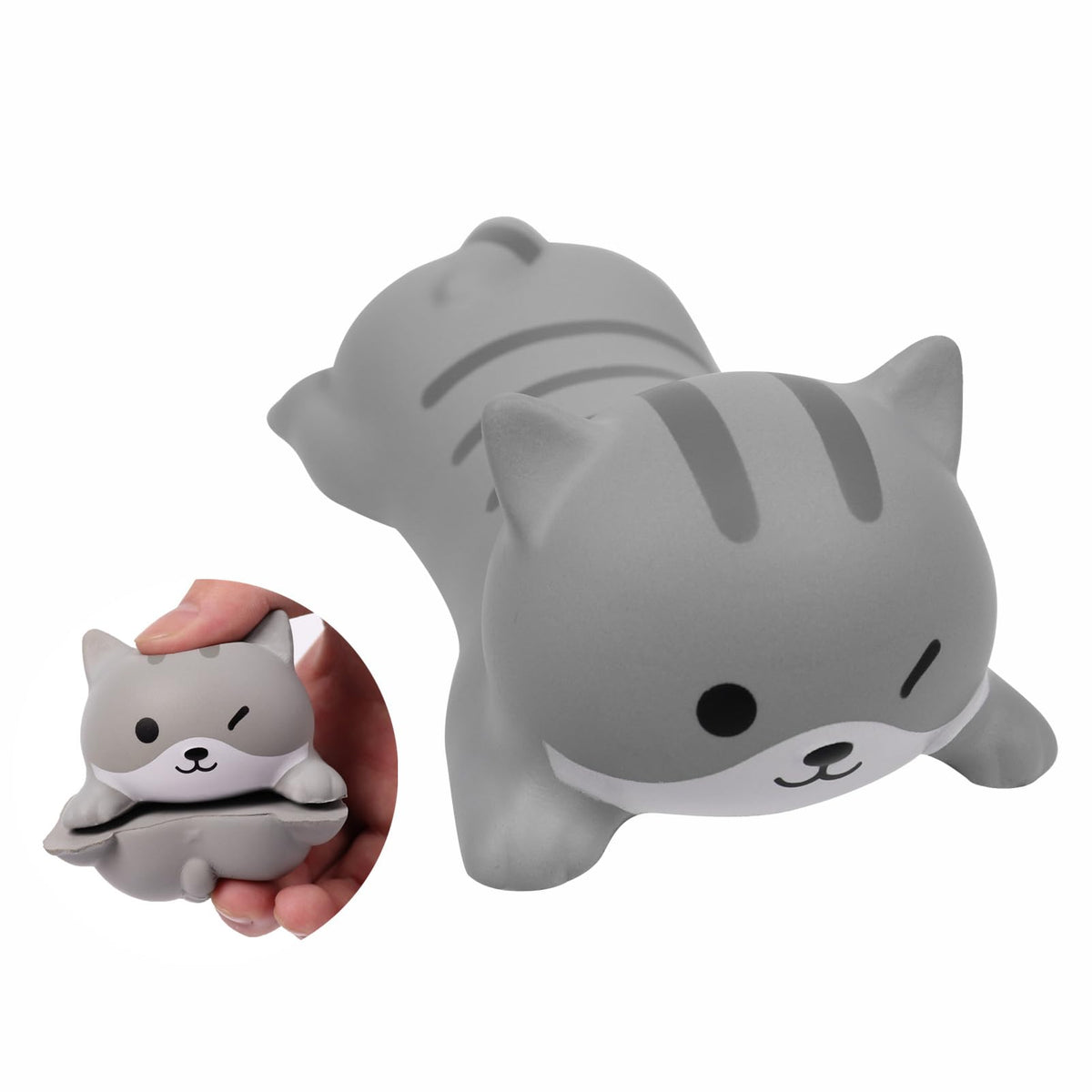 Small Wrist Rest Mouse Pad, Mini Cute Ergonomic Cartoon Mousepad Memory Foam Design Animal Shape