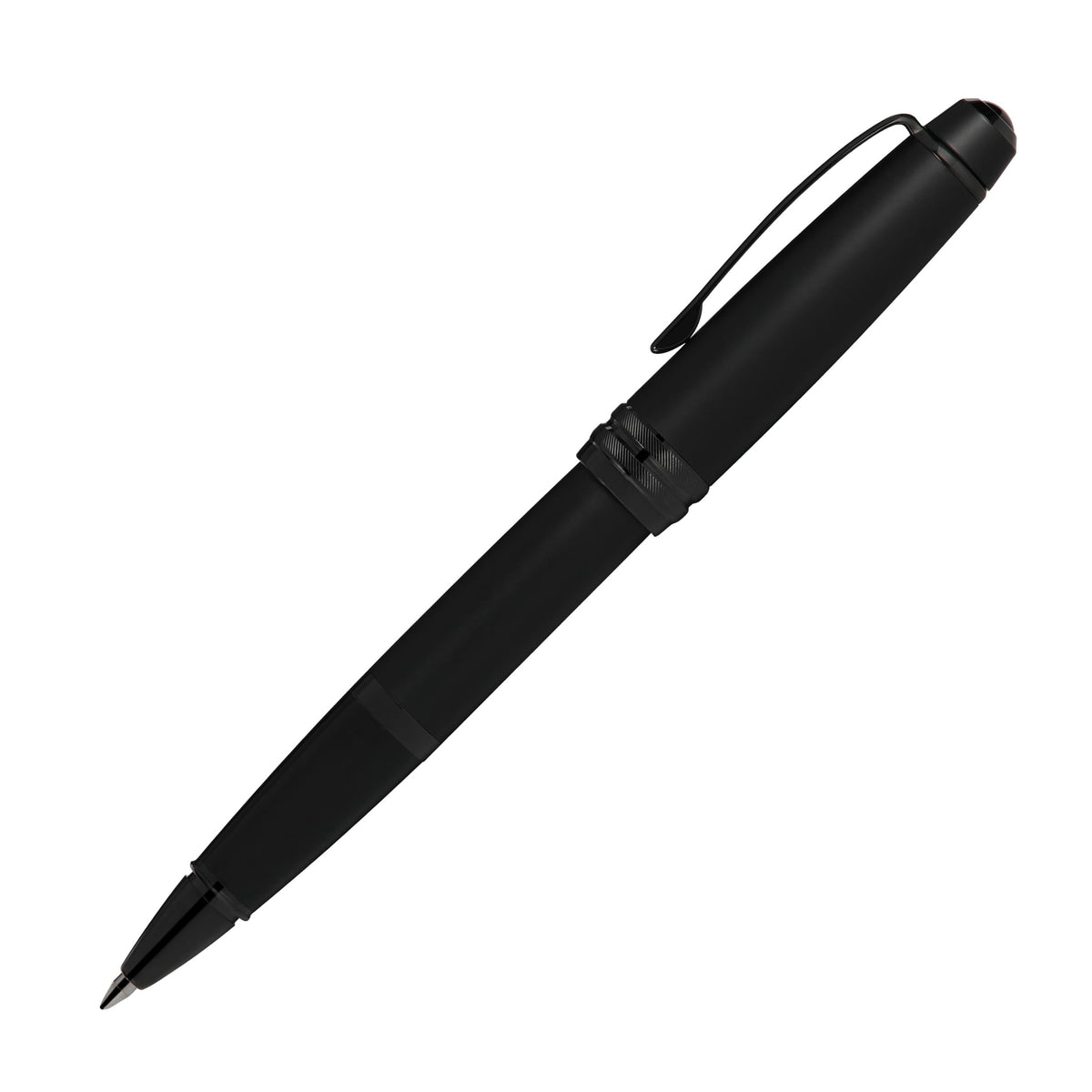 Cross Bailey Matte Black Lacquer Rollerball Pen, Medium Point, Black Ink