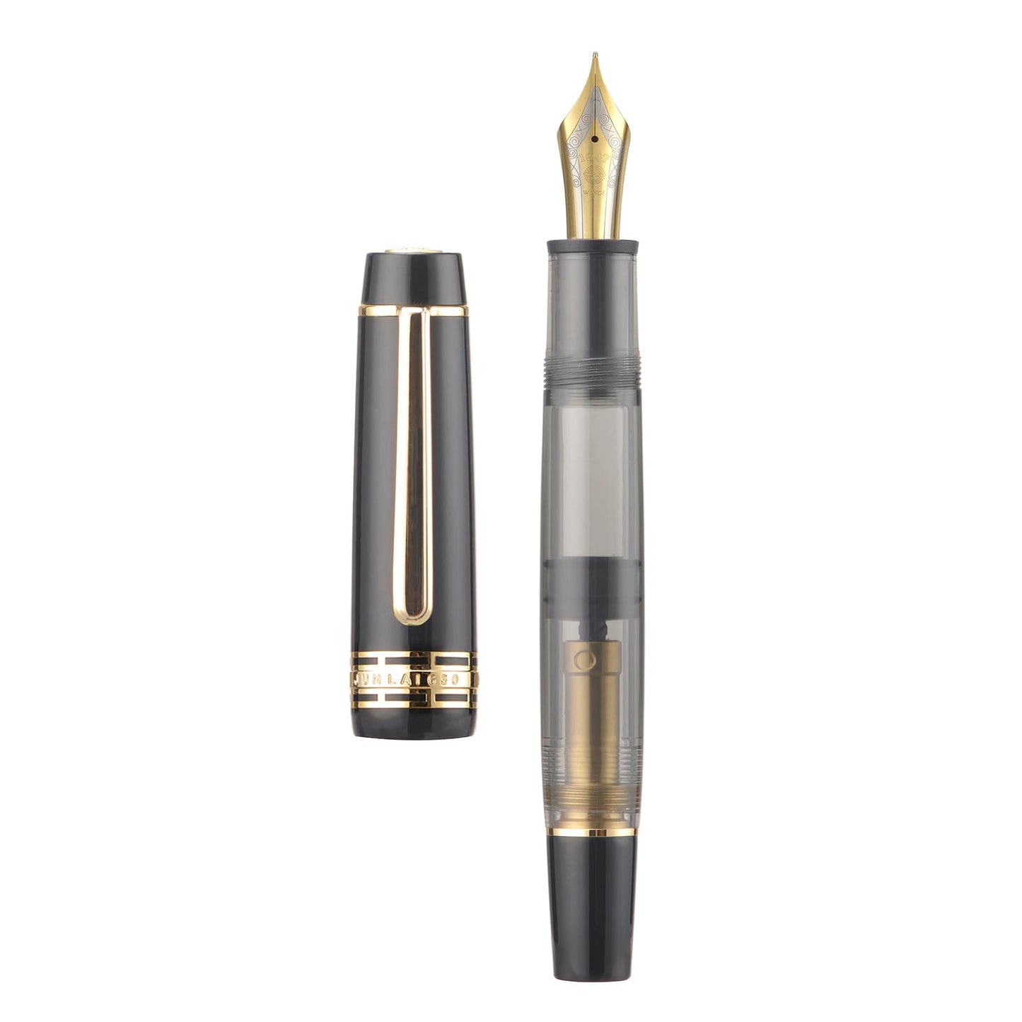 Wikult Yongsheng Junlai 630 Acrylic Fountain Pen, Size 8 Medium Nib with Piston Filling System