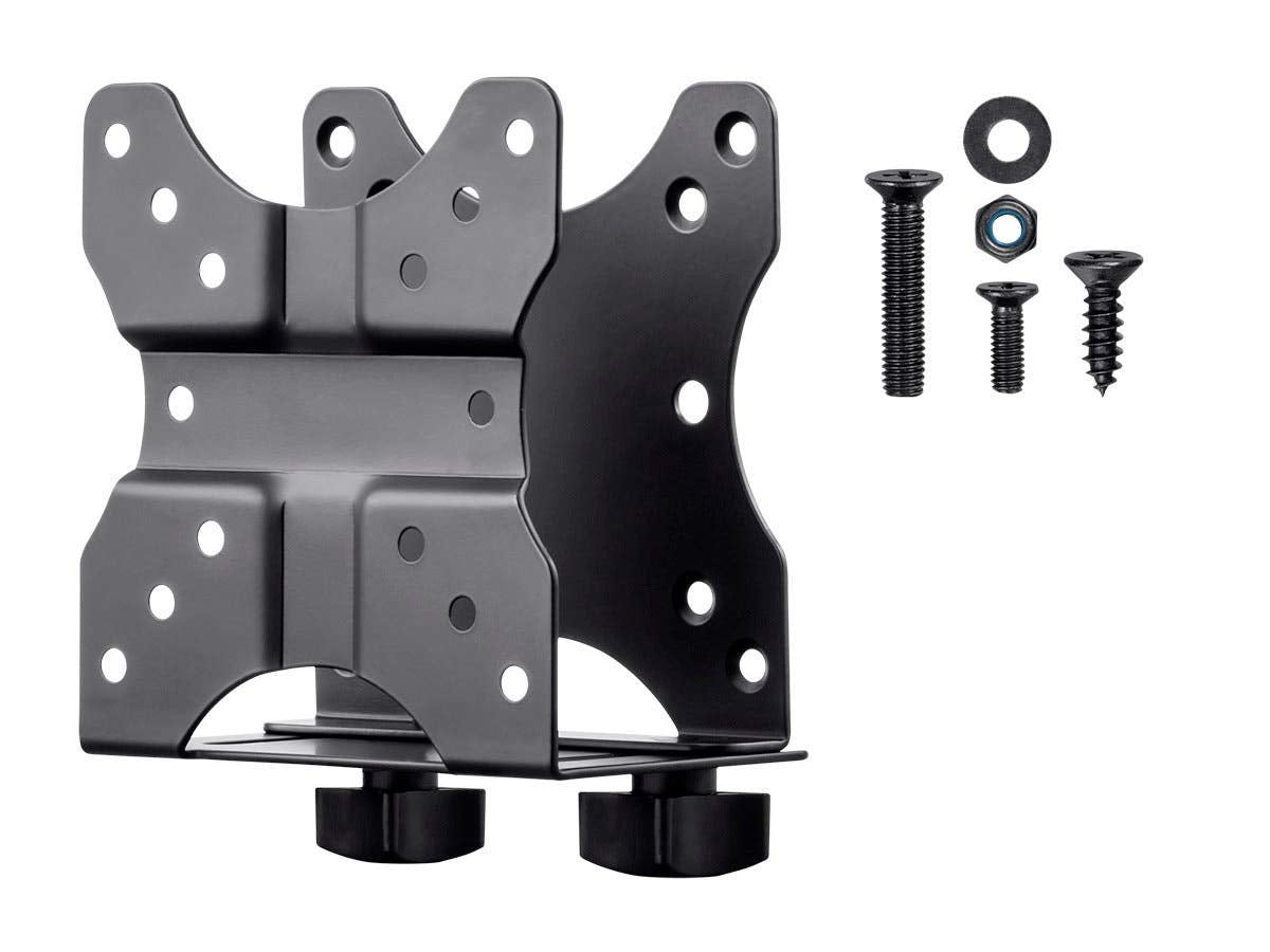 Monoprice Computer Case CPU Holder - Thin Client Mini PC Multi-Mount, Works with Mini PCs Up to 2.9