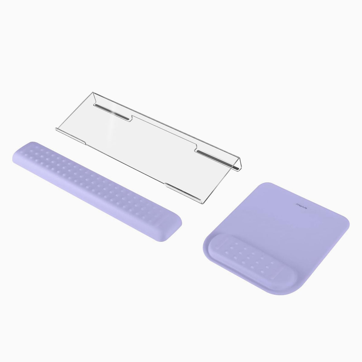 MOSISO Keyboard Stand&Wrist Rest Support for Keyboard &Mouse Pad Set
