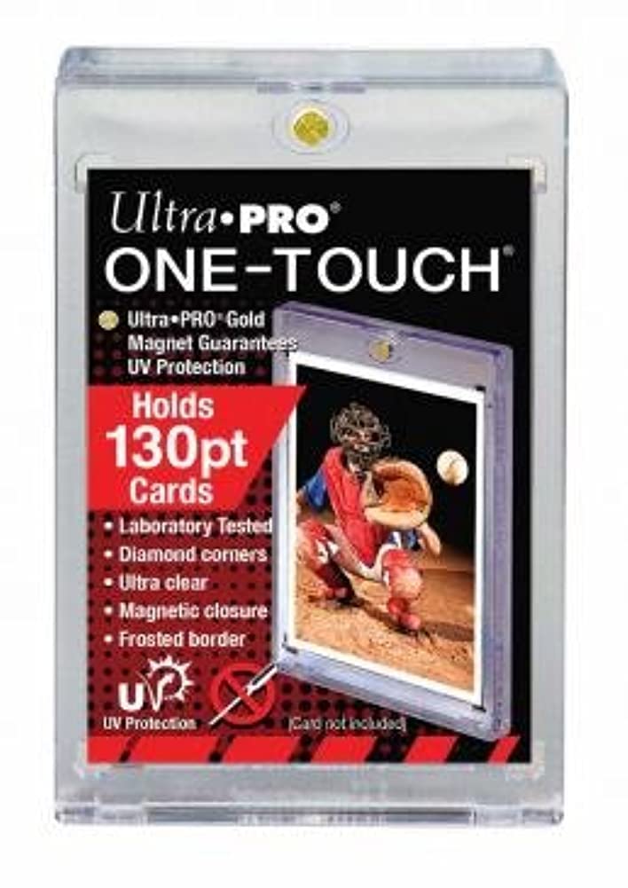 5 Ultra Pro 130pt Magnetic One Touch Card Holders (5 Total) 81721 - Fits Cards Up To 130 Point in