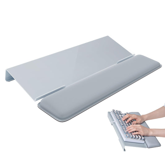 Laborio Computer Keyboard Wrist Rest, Keyboard Riser Stand for Desktop