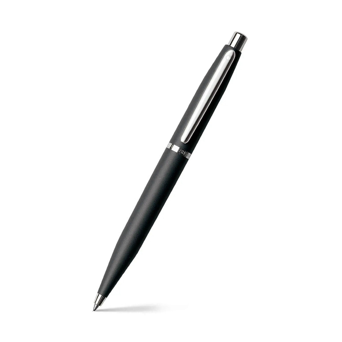 Sheaffer VFM Matte Black Ballpoint Pen with Chrome Trim