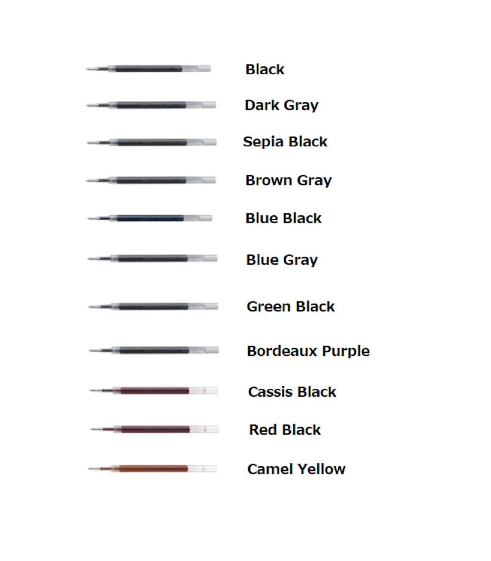 Sarasa Zebra Gel Ballpoint Pen Grand 0.5mm 11 Color Retractable Pen Refill Set RJF5 With Original