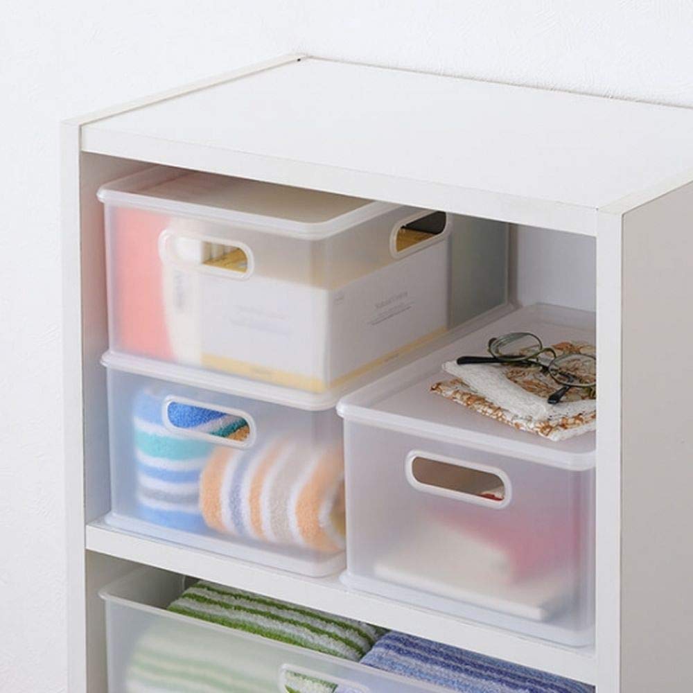 SANKA NIB-SCL InBox, Storage Box, Fits Perfectly in Color Box, Small, Clear, (W x D x H): 10.4 x