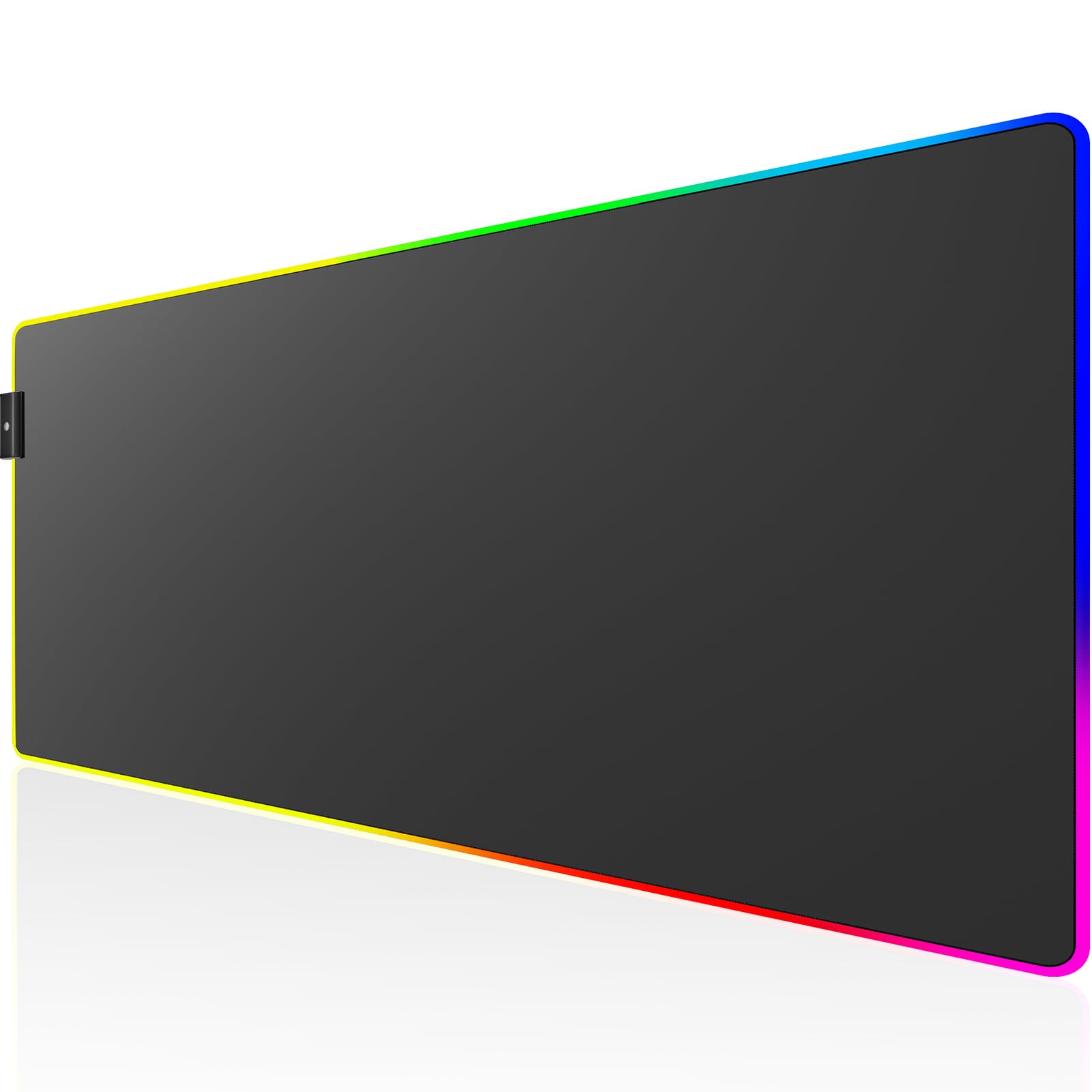KTRIO RGB Large Gaming Mouse Pad, 35.4 x 15.7 in, RGB Black, XXXL