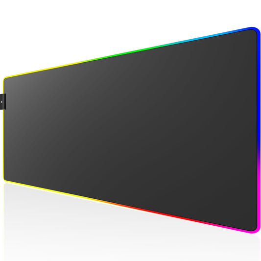 KTRIO RGB Large Gaming Mouse Pad, 35.4 x 15.7 in, RGB Black, XXXL