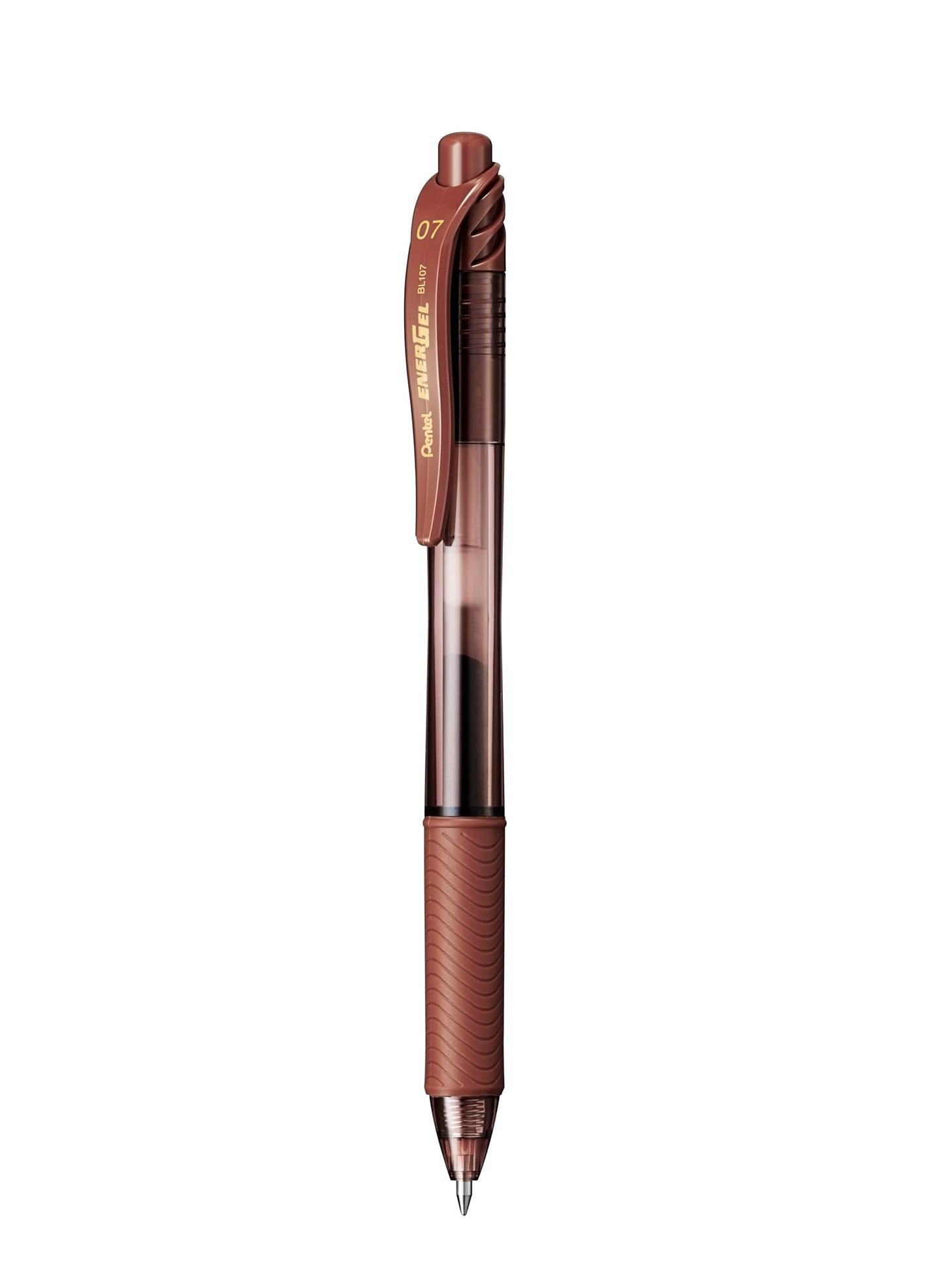 Pentel BL107-AX EnerGel X Gel Rollerball Pen brown