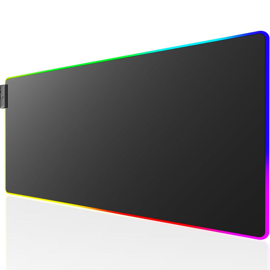 KTRIO RGB Large Gaming Mouse Pad, 31.5 x 11.8 in, RGB Black, XL