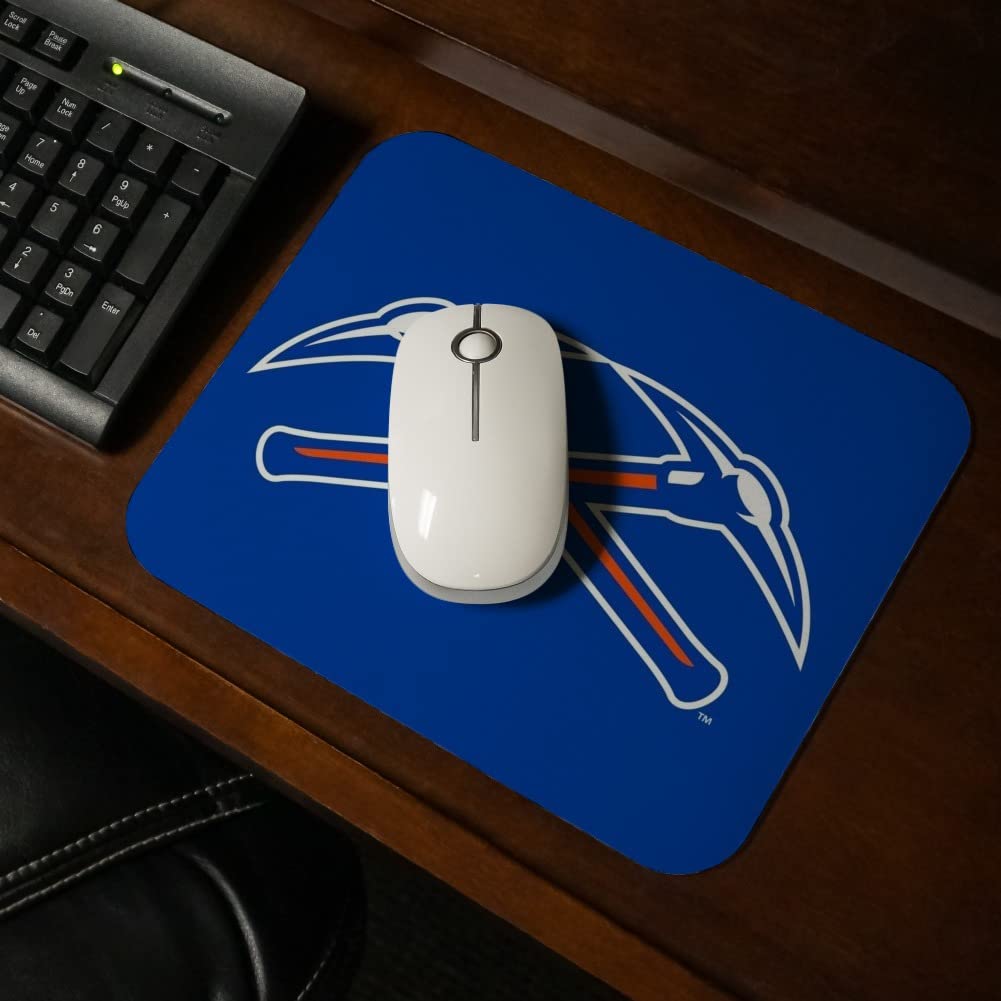 University of, Platteville Primary Logo Low Profile Thin Mouse Pad Mousepad