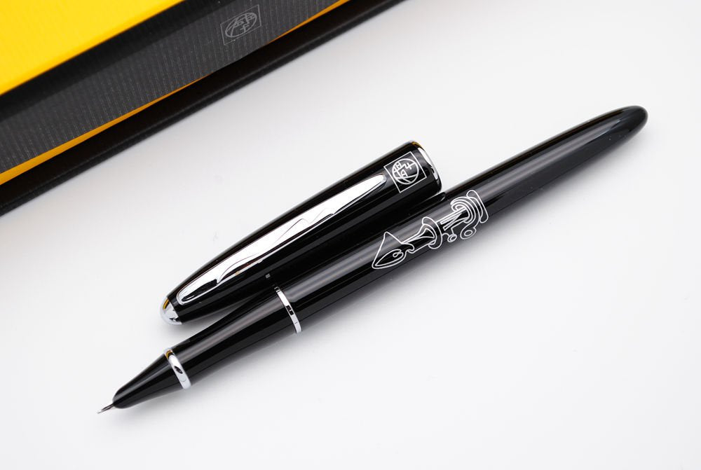 Picasso 606 Ultrafine Accounting Fountain Pen EF Nib Original Box (Black)