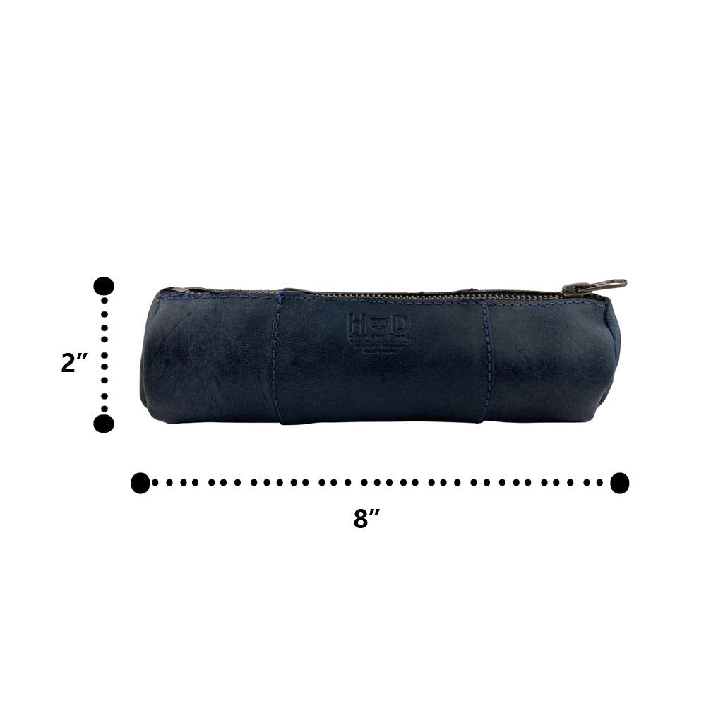Hide & Drink, Rustic Cylinder Case for Keys, Office Supplies, Change, Personal Items, Cables &