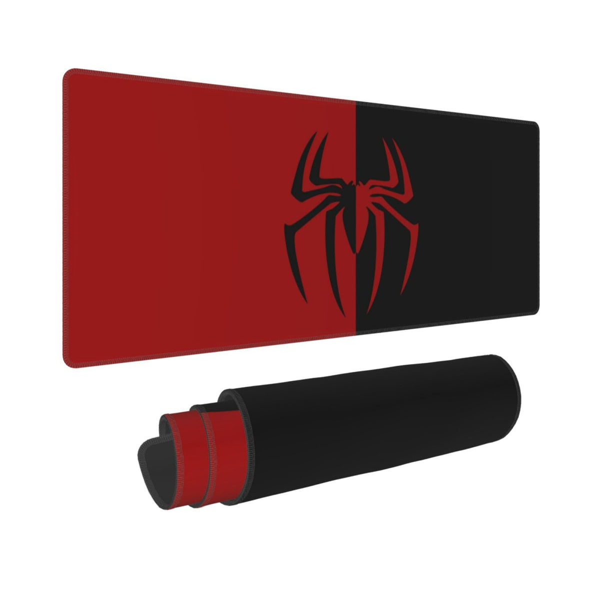 Keebik Gaming Mouse Pad, Spider Red Pattern Mouse Pad 11.8x23.6Inch Large Extended Computer Mouse