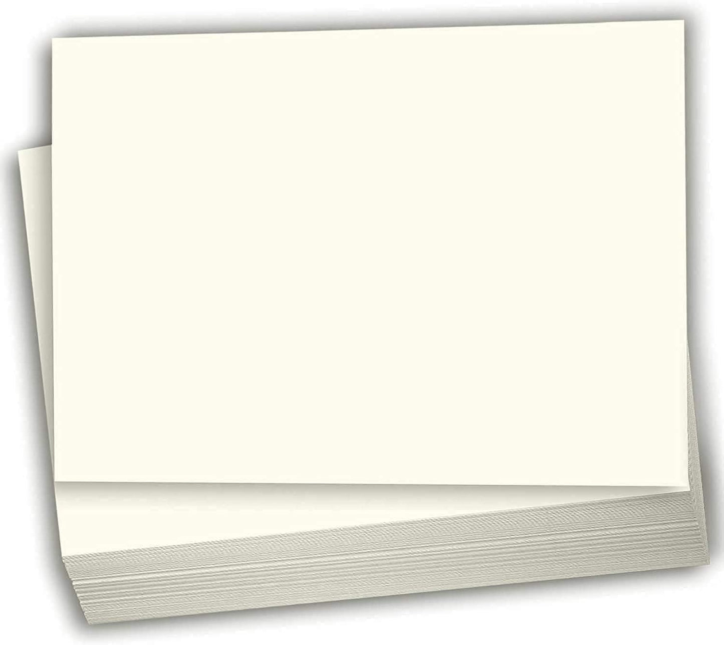 Hamilco Cream 80lb Cover Heavy 5.5x8.5 Index Cards & Recipe Cards (100PK)