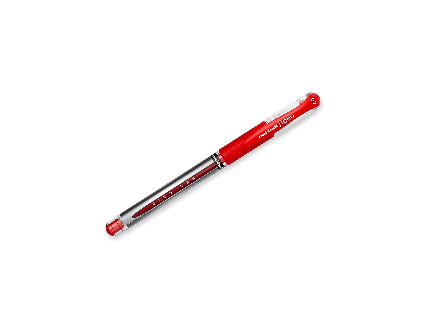 uniball™ Gel Grip Gel Pens, Medium Point (0.7mm), Red, 12 Pack