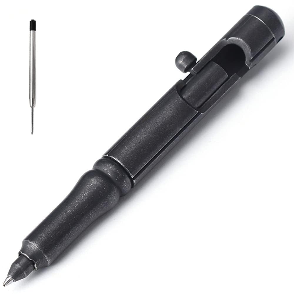Cool Hand 5.1'' Bolt Action Tactical Pen, Cannon Style Stylus