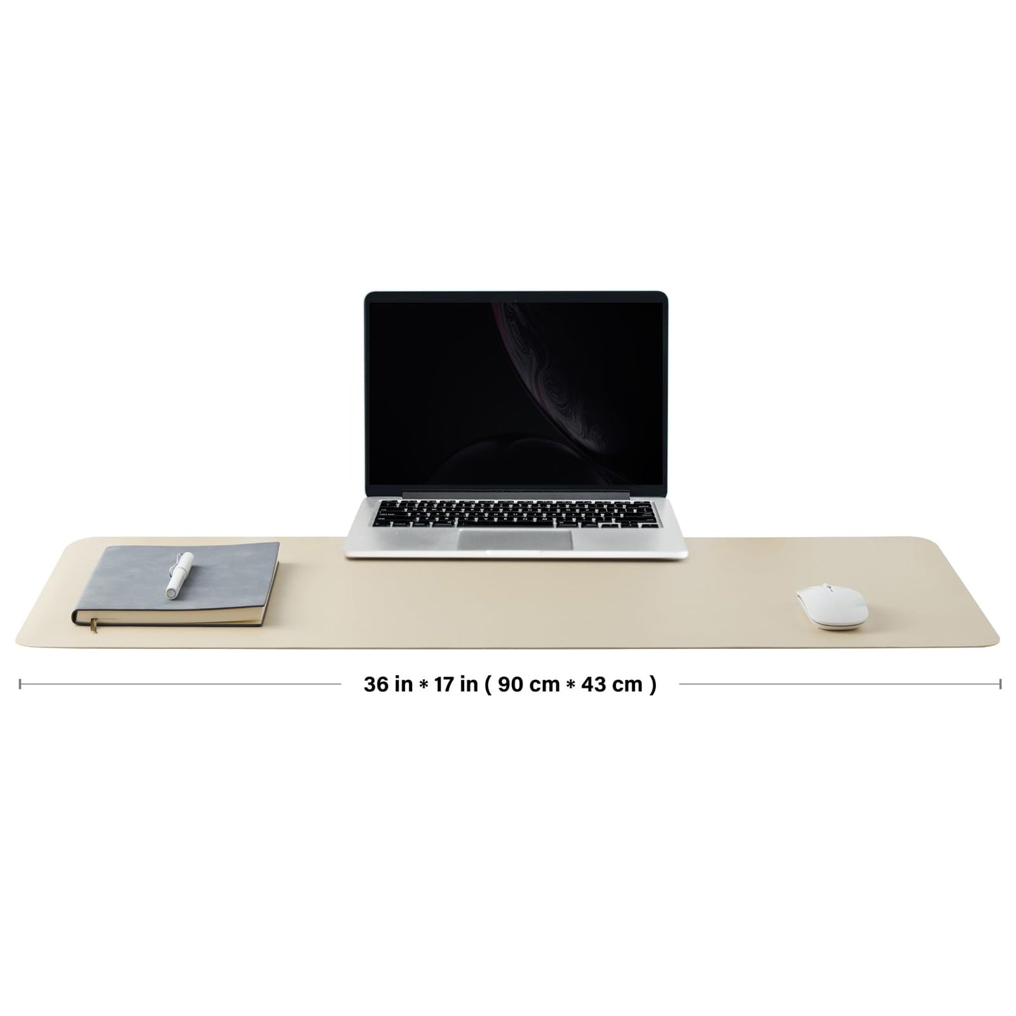 Leather Desk Mat - Non-Slip PU Desk Pad for Office and Home - Desk Organization and Accessories