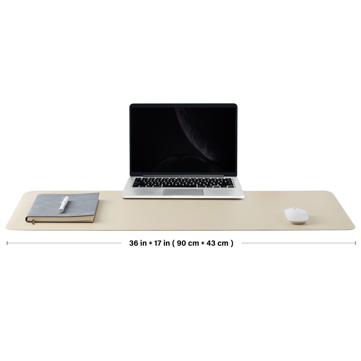 Leather Desk Mat - Non-Slip PU Desk Pad for Office and Home - Desk Organization and Accessories