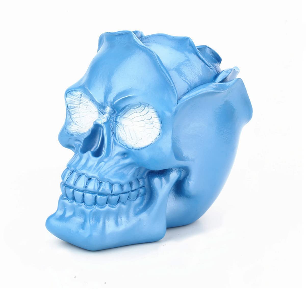 UnionKK Creative Skull Head Makeup Brush Holder,Make Up Brush Case,Organizer Cosmetic Organizer,Pen