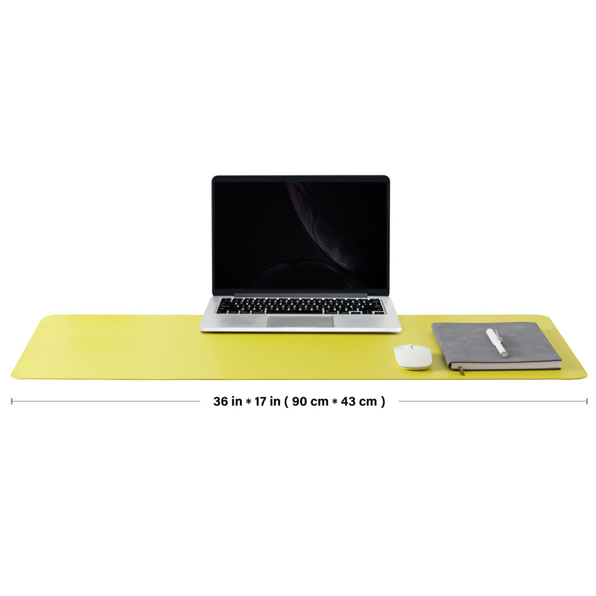 HOMIEAZICOZI Leather Desk Mat - Non-Slip PU Pad for Office and Home Organization Accessories Ideal